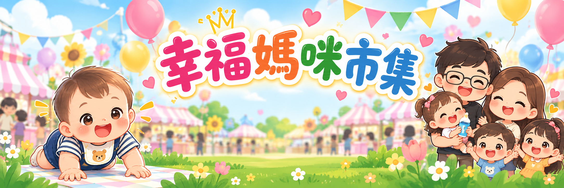 幸福媽咪市集場地情境