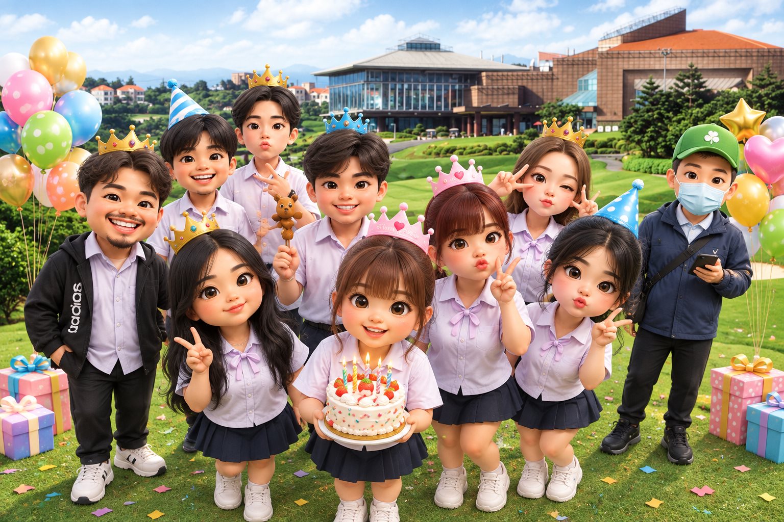 第九洞・綠茵風景 · 生日慶祝