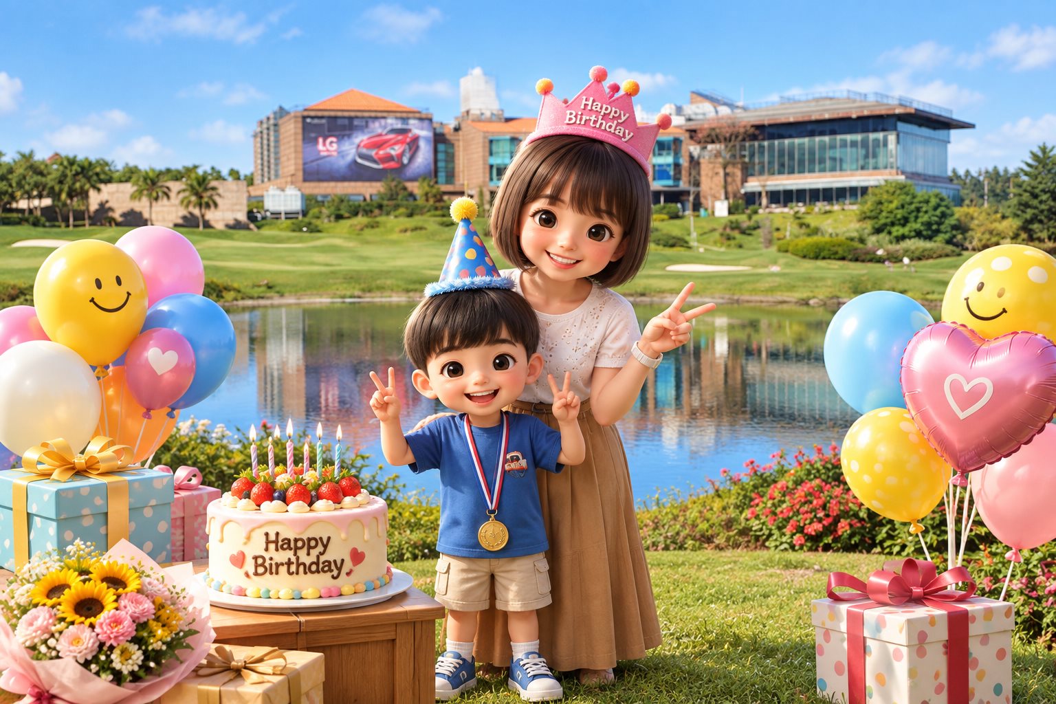 第15洞・湖光映景 · 生日慶祝