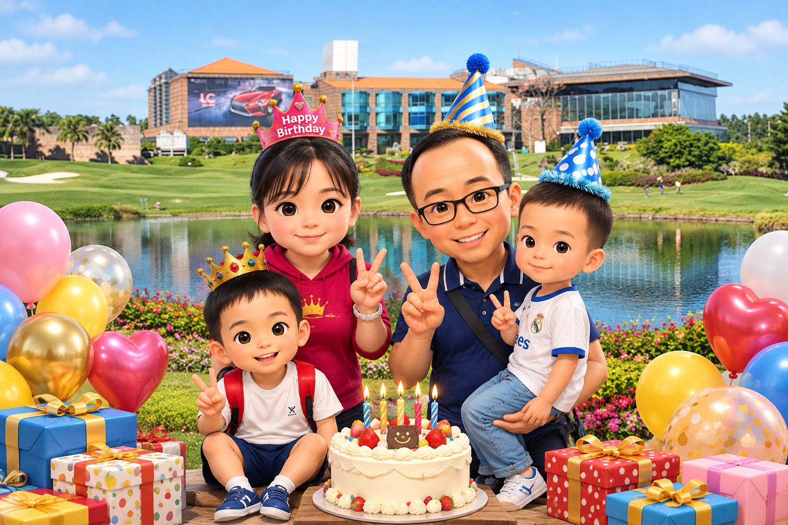 第15洞・湖光映景 · 生日慶祝
