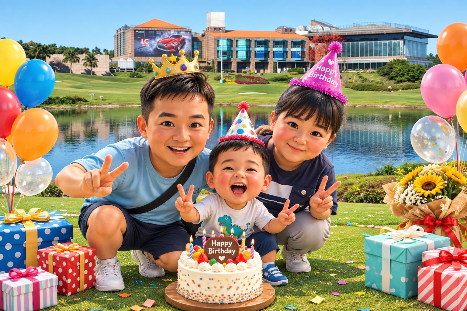 第15洞・湖光映景 · 生日慶祝